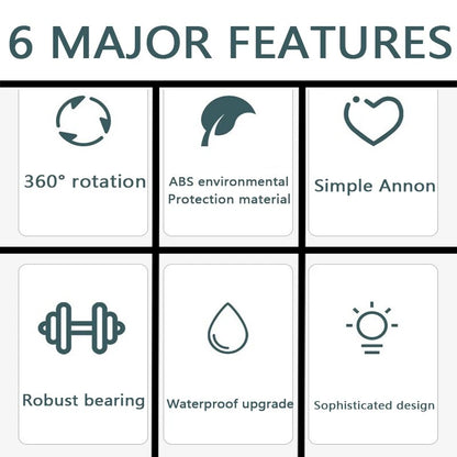 360° Shower Head Mount